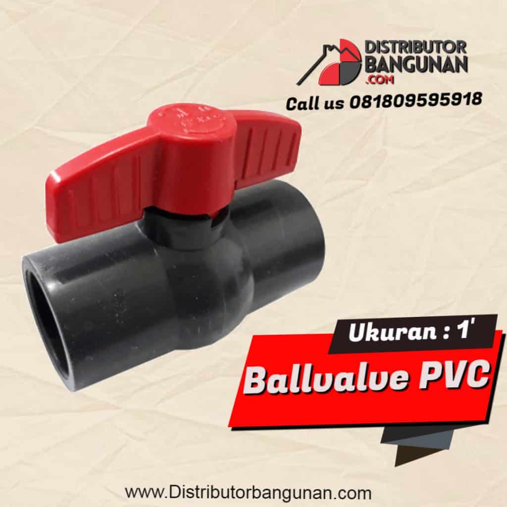 Ballvalve pvc 1