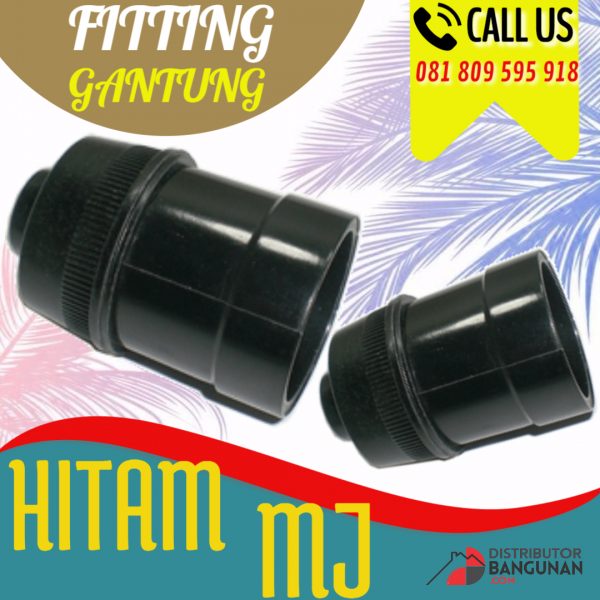 Fitting Gantung Hitam MJ (40 Pcs) (172)