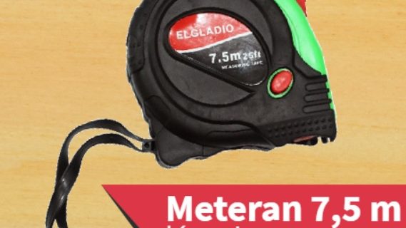 Meteran 7,5 m Karet ELGLADIO (148)