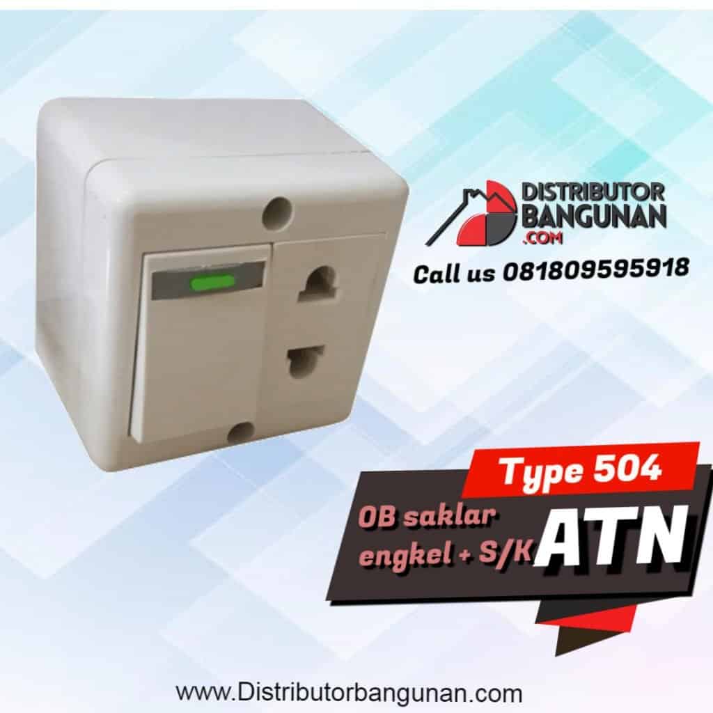 OB Saklar Engkel Stop Kontak 504 ATN (167) 1 OB Saklar E Stop Kontak ATN 504