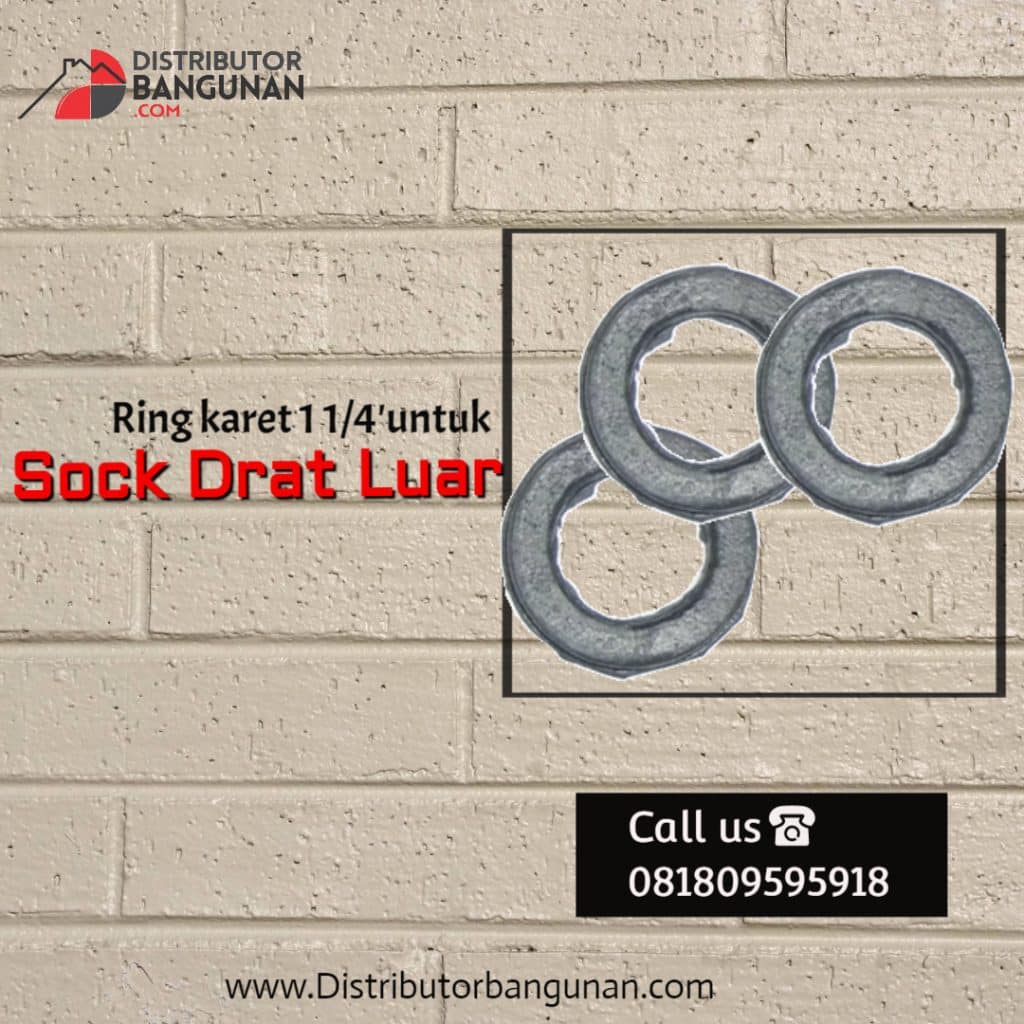 Ring karet 1 1per4 untuk sock Drat Luar