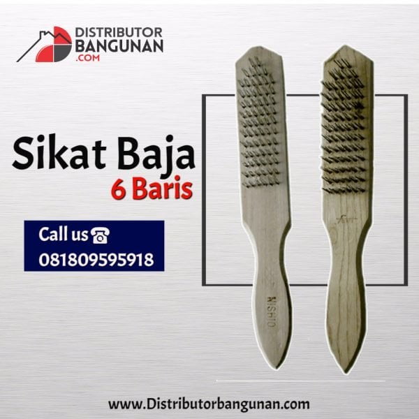 Sikat Baja 6 baris FAWI (141)