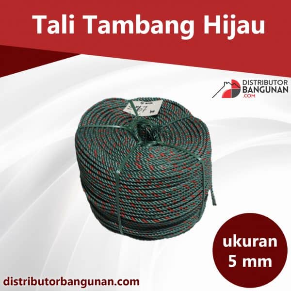 Tali Tambang Hijau 5 mm (137)