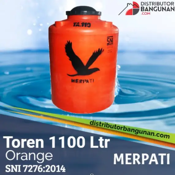 Toren 1100 ltr Orange MERPATI Bandung Only (33) 1 Toren 1100 ltr Orange MERPATI Bandung Only (33)