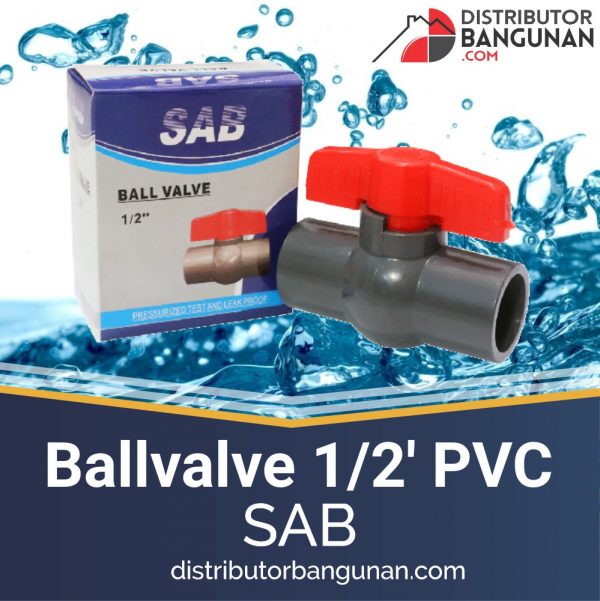 Ballvalve ½’ Pvc SAB (45)