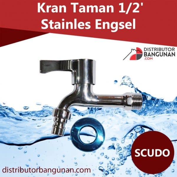 Kran Taman ½’ Stainles Engkel SCUDO (49)