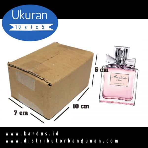 Kardus Polos Ukuran 10 x 7 x 5