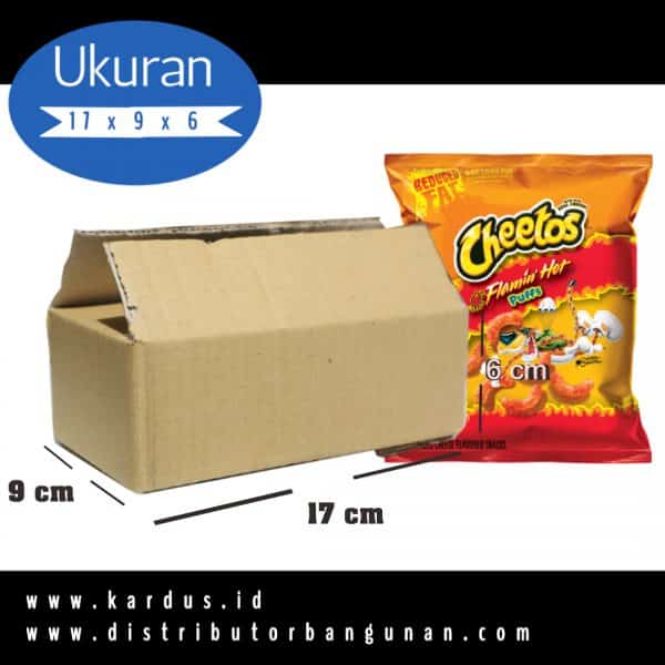 Kardus Polos Ukuran 17 x 9 x 6