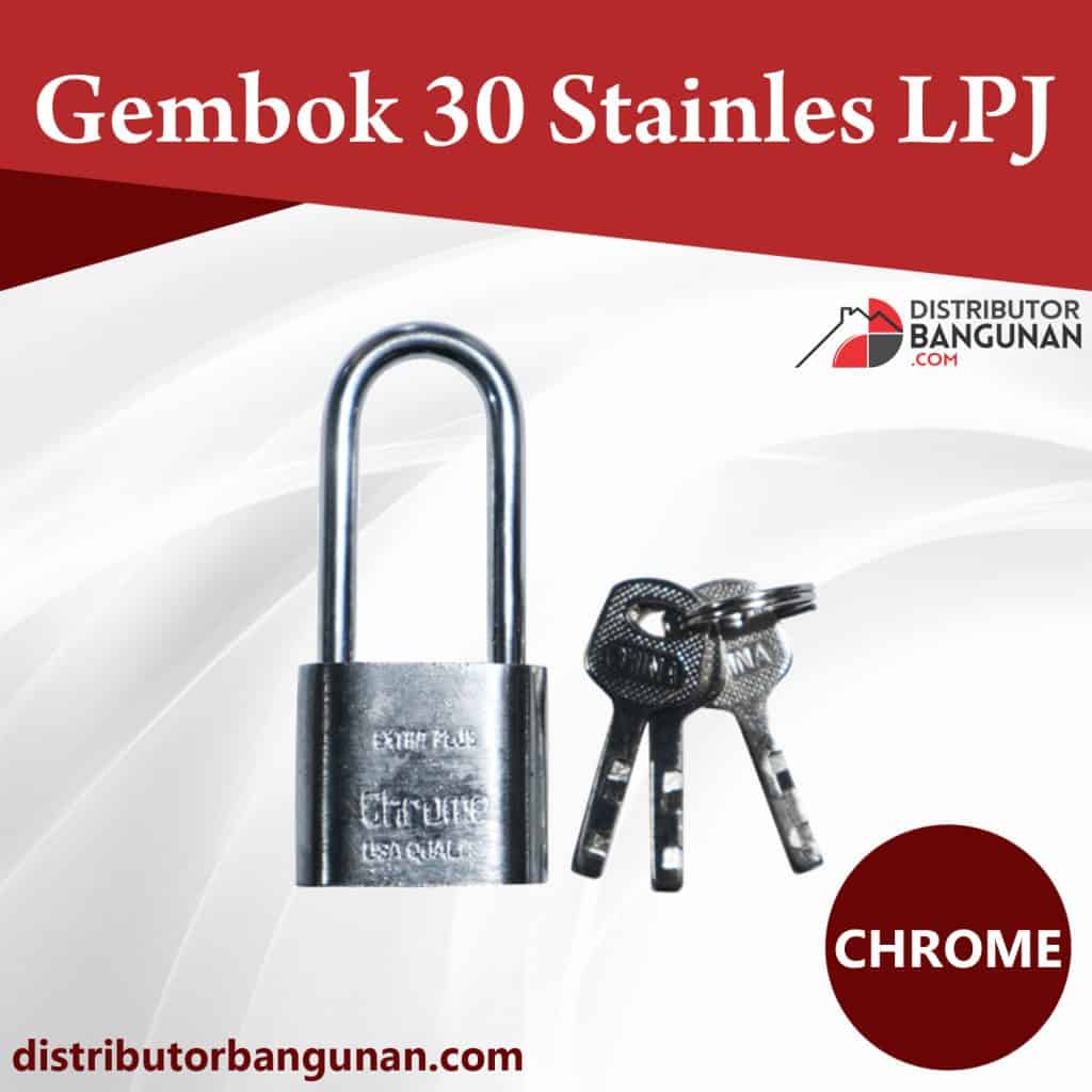 Gembok 30 Stainles Lpj CHROME