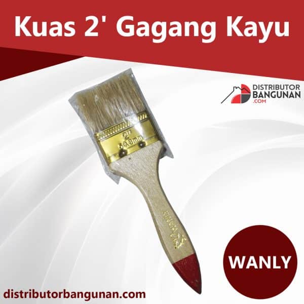Kuas 2’ Gagang Kayu WANLY (83)
