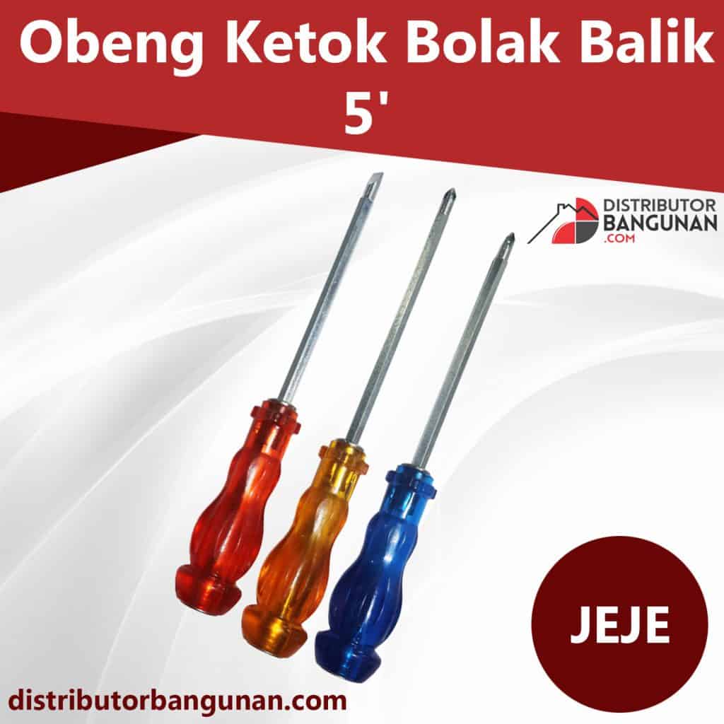 Obeng Ketok Bolak Balik 5 JEJE