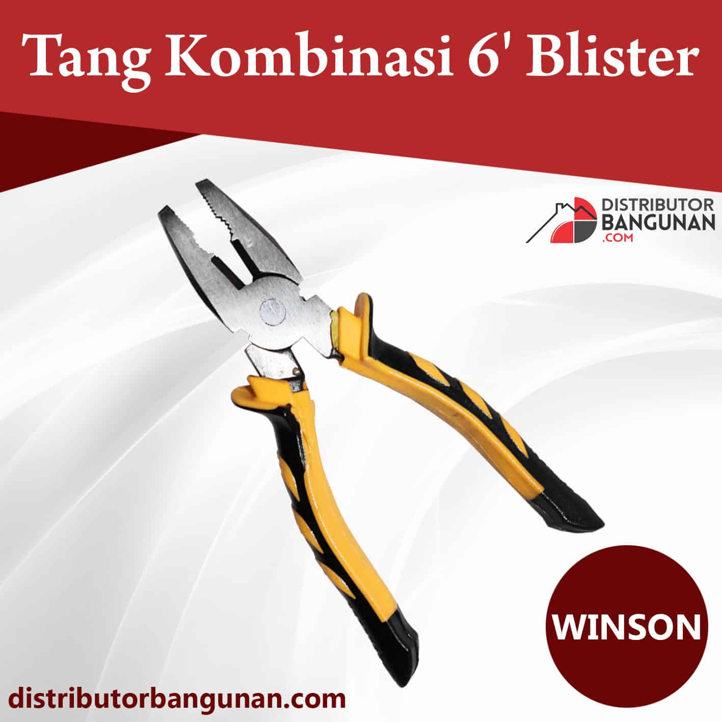Tang Kombinasi 6’ Blister WINSON (142) 1 Tang Kombinasi 6’ Blister WINSON (142)