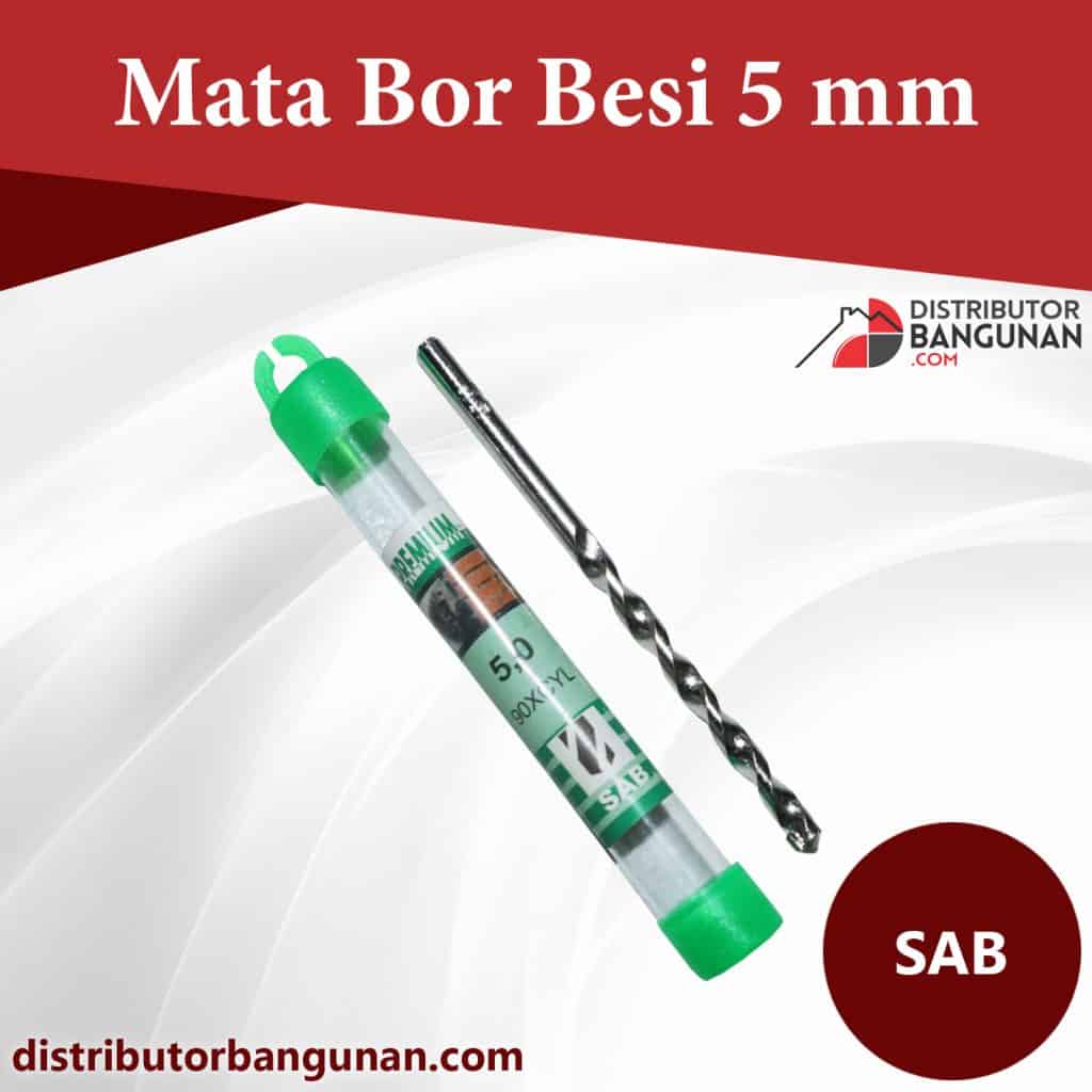 Mata Bor Besi 5 mm SAB