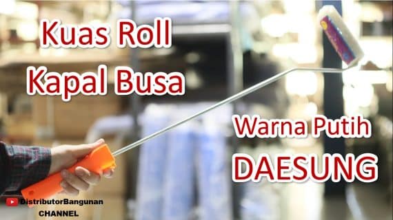 Kuas Roll Kapal Busa Warna Putih DAESUNG