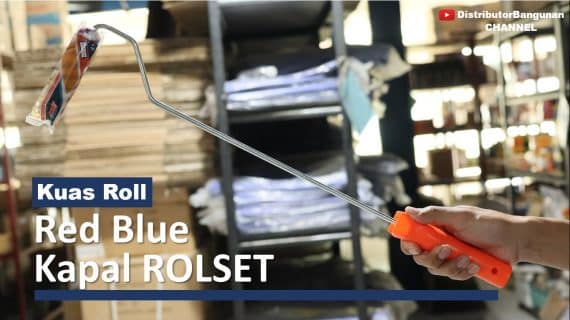 Kuas Roll Red Blue Kapal ROLSET