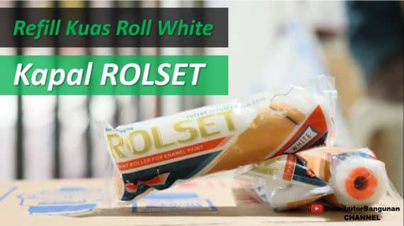 Refill Kuas Roll White Kapal ROLSET