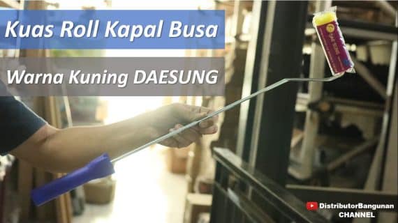 Kuas Roll Kapal Busa Warna Kuning DAESUNG