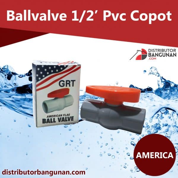 Ballvalve ½’ Pvc Copot AMERICA (45)