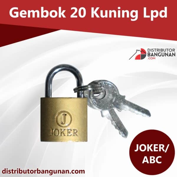 Gembok 20 Kuning Lpd JOKER/ABC (133)