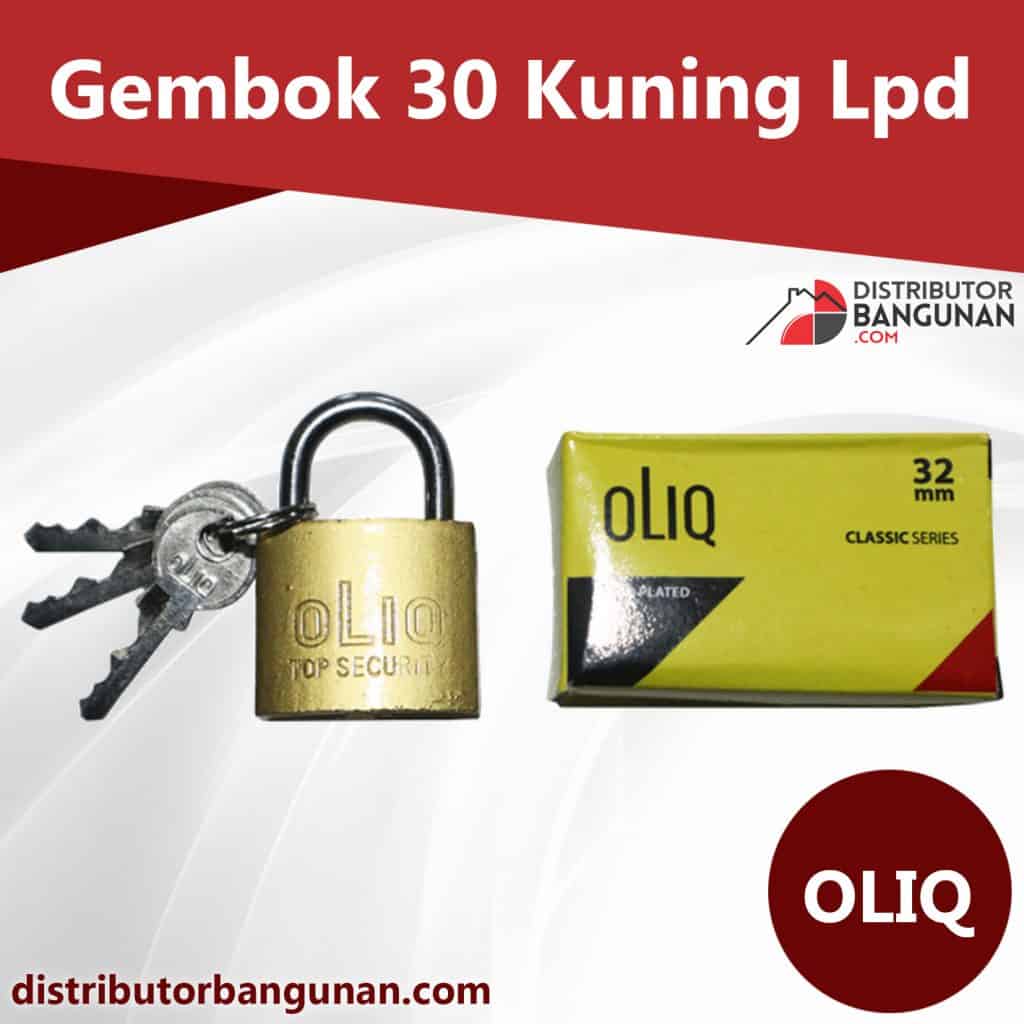 Gembok 30 Kuning Lpd OLIQ