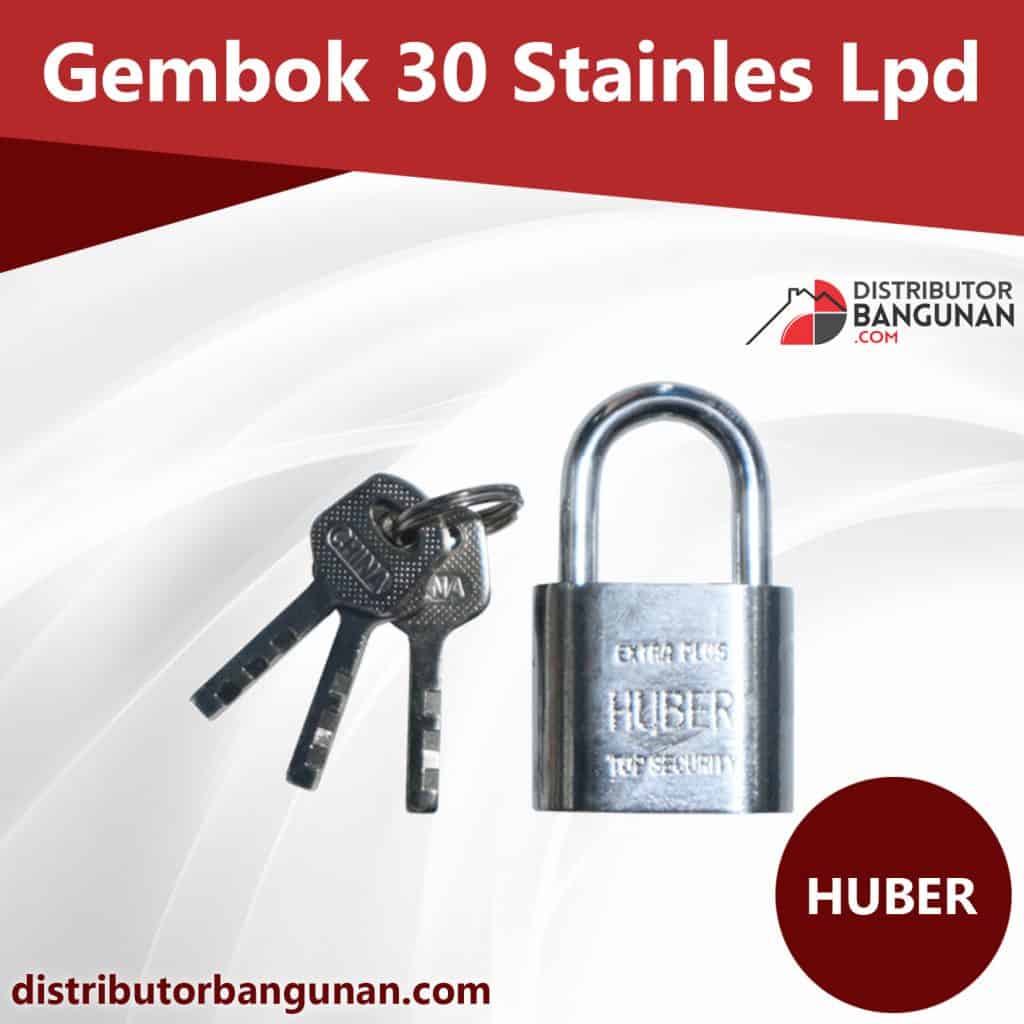 Gembok 30 Stainles Lpd HUBER