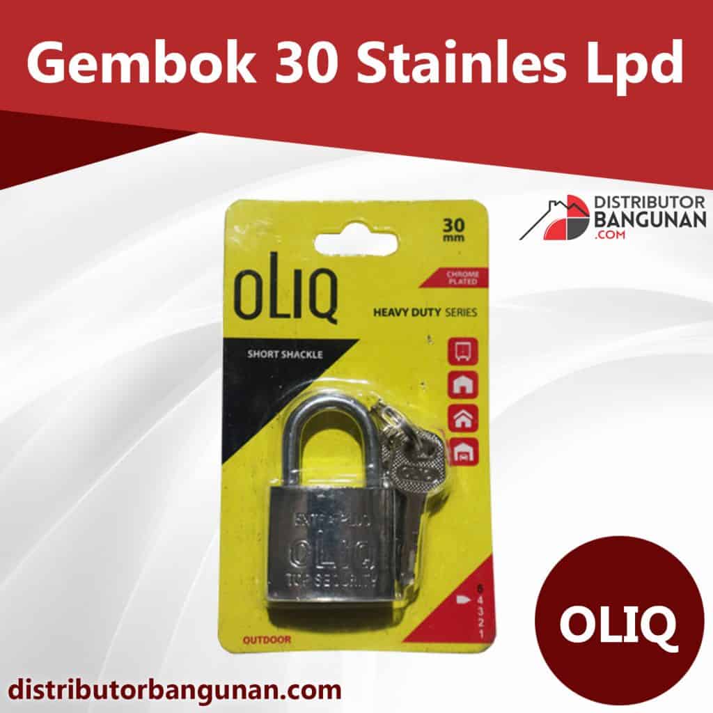 Gembok 30 Stainles Lpd OLIQ