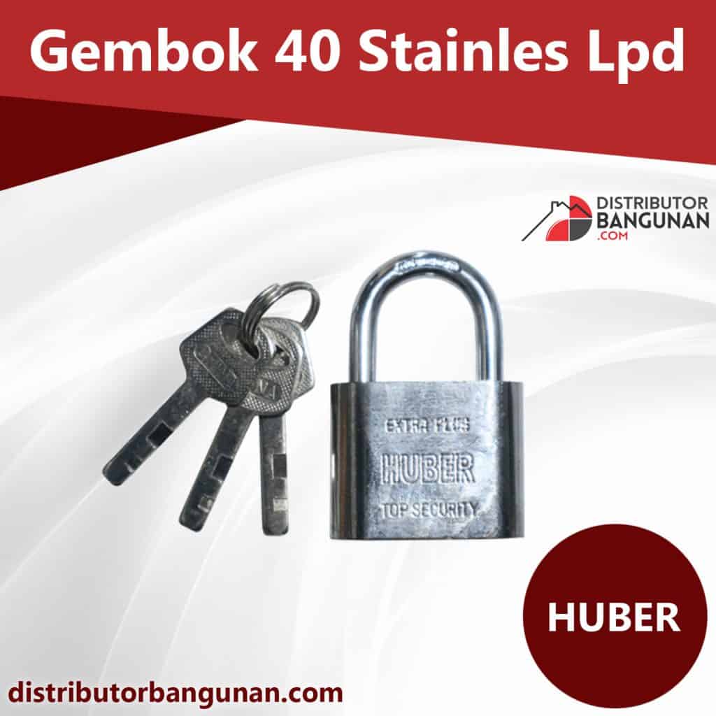 Gembok 40 Stainles Lpd HUBER