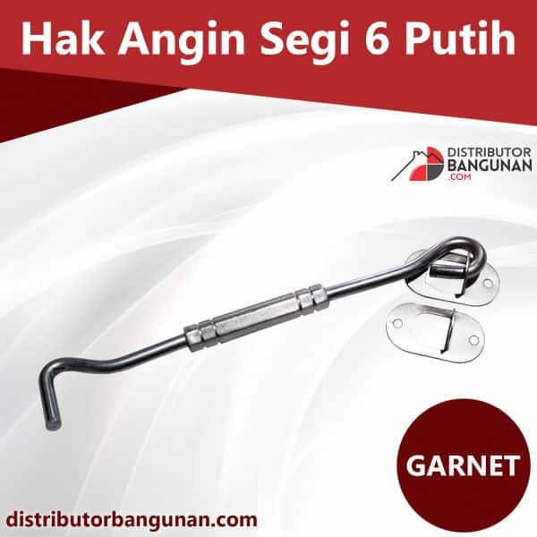 Hak Angin Segi 6 Putih GARNET (126)