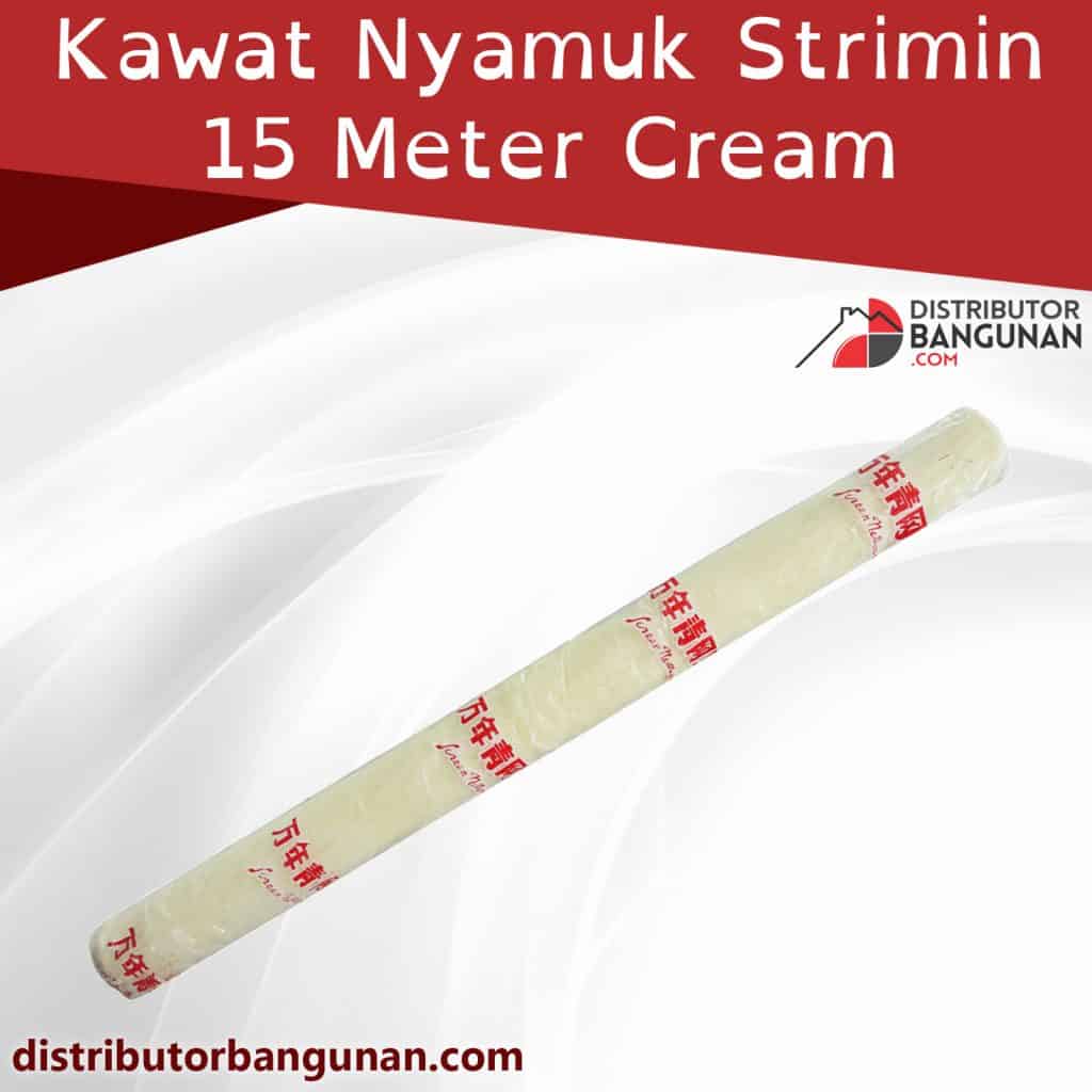 Kawat Nyamuk Strimin 15 Meter Cream