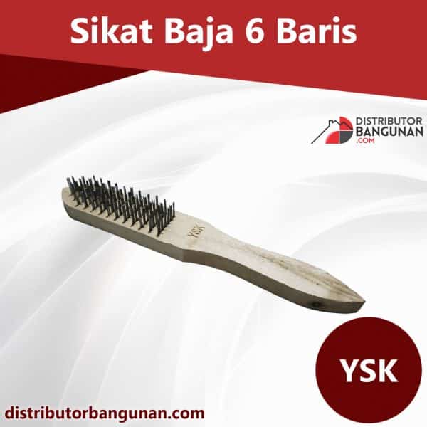 Sikat Baja 6 Baris YSK (141)