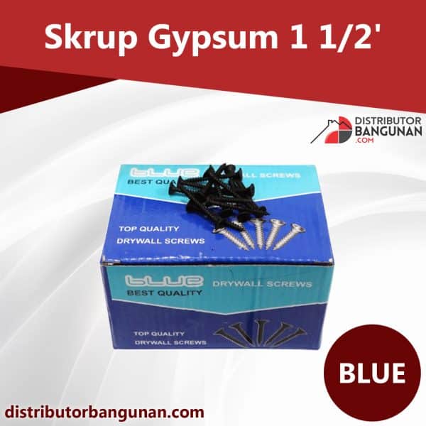 Skrup Gypsum 1 ½’ BLUE (110)