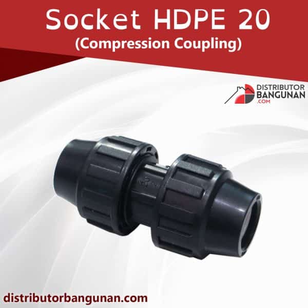 Socket Hdpe 20 ( Compression Coupling )