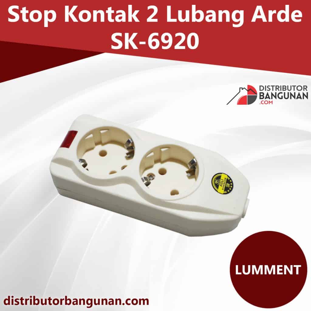 Stop Kontak 2 Lbg Arde SK 6920 LUMMENT Pixel Bolt