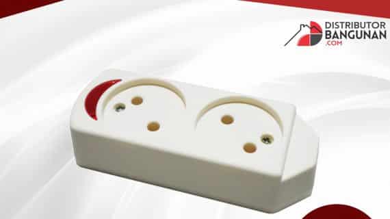 Stop Kontak 2 Lubang Gepeng SK-6912 LUMMENT (166)
