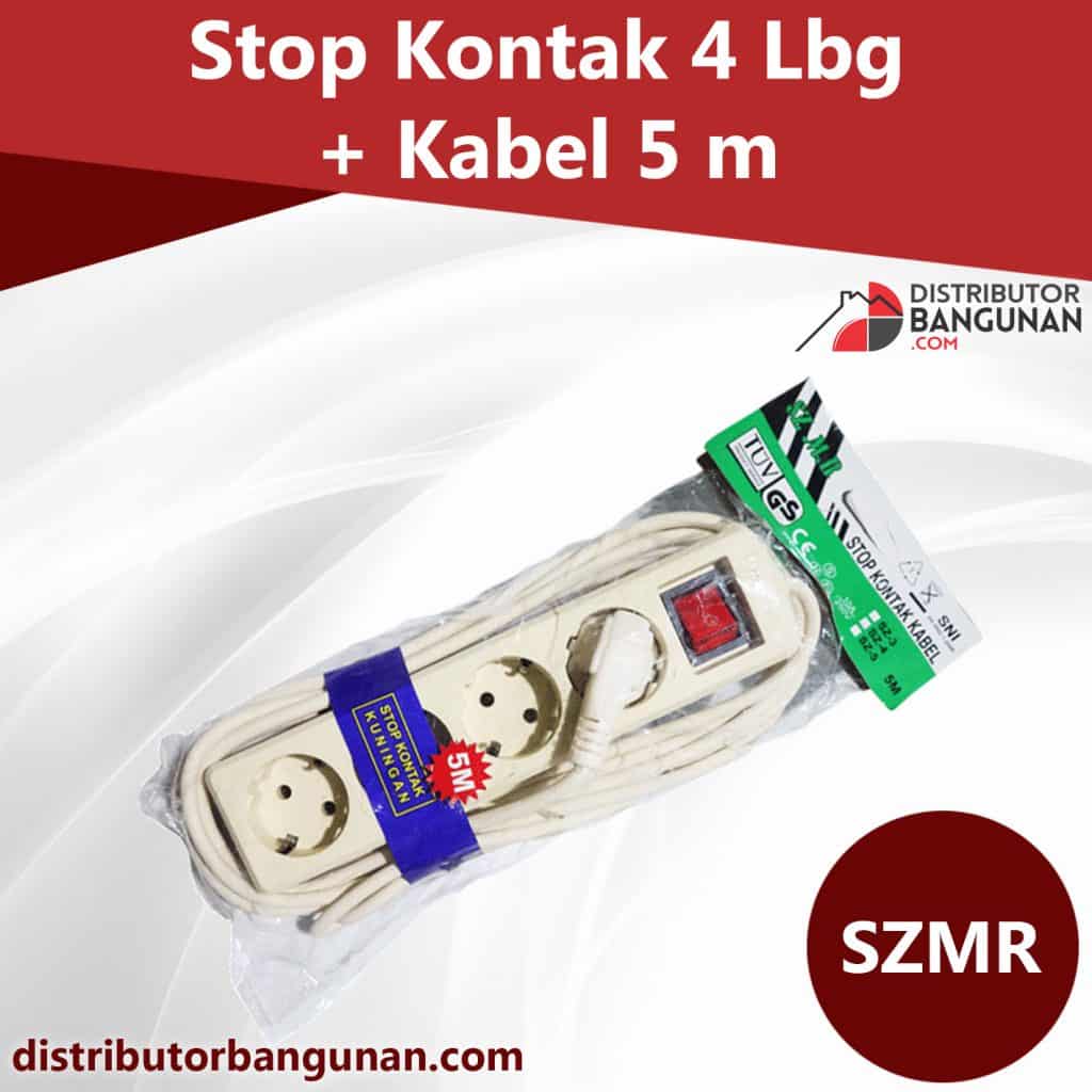 Stop Kontak 4 Lbg Kabel 5 m SZMR Pixel Bolt