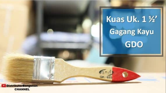 Kuas Uk. 1 1/2′ Gagang Kayu GDO