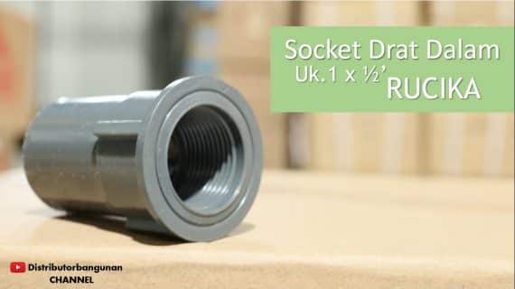 Distributor Fitting Pipa Pvc, Jual Fitting Pipa Pvc Di Bandung, Socket Drat Luar Uk. 1 x 1/2′ JAYA