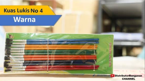 Kuas Lukis No 4 Warna