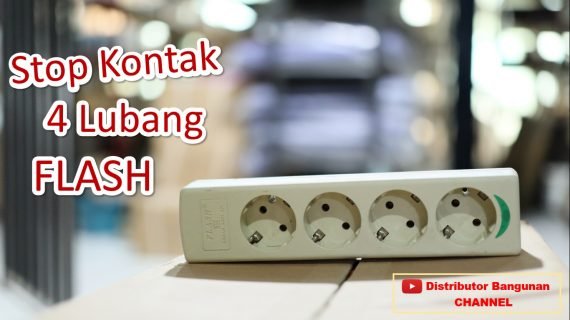 Stop Kontak 4 Lubang FLASH