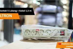 Stop Kontak 5 Lubang + Kabel 1,5 M ELTRON