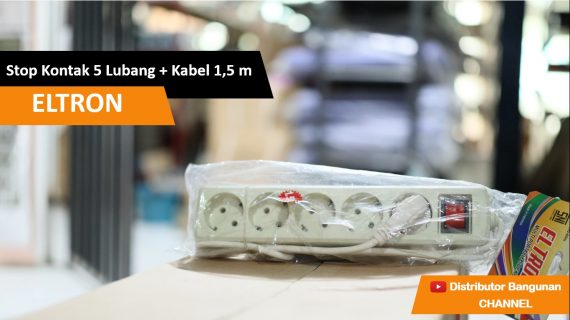 Stop Kontak 5 Lubang + Kabel 1,5 M ELTRON