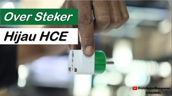 Over Steker Hijau HCE
