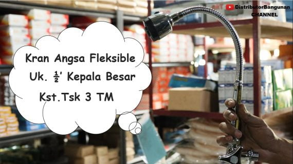 Kran Angsa Fleksible Uk.1/2′ Kepala Besar Kst.Tsk 3 TM
