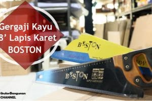 Gergaji Kayu Uk. 18′ Lapis Karet BOSTON
