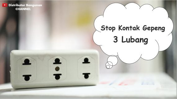 Stop Kontak 3 Lubang Gepeng