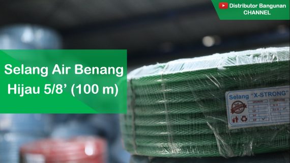 Selang Air Benang Warna Hijau Uk. 5/8′ (100 m)