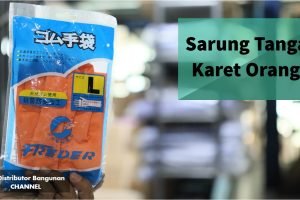 Sarung Tangan Karet Warna Orange