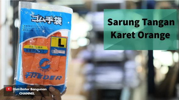 Sarung Tangan Karet Warna Orange