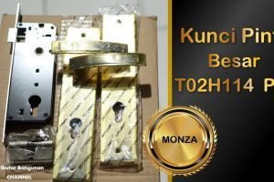 Kunci Pintu Besar T02H114 Plat MONZA