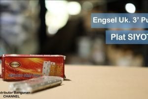 Engsel Uk. 3′ Putih Plat SIYOTA
